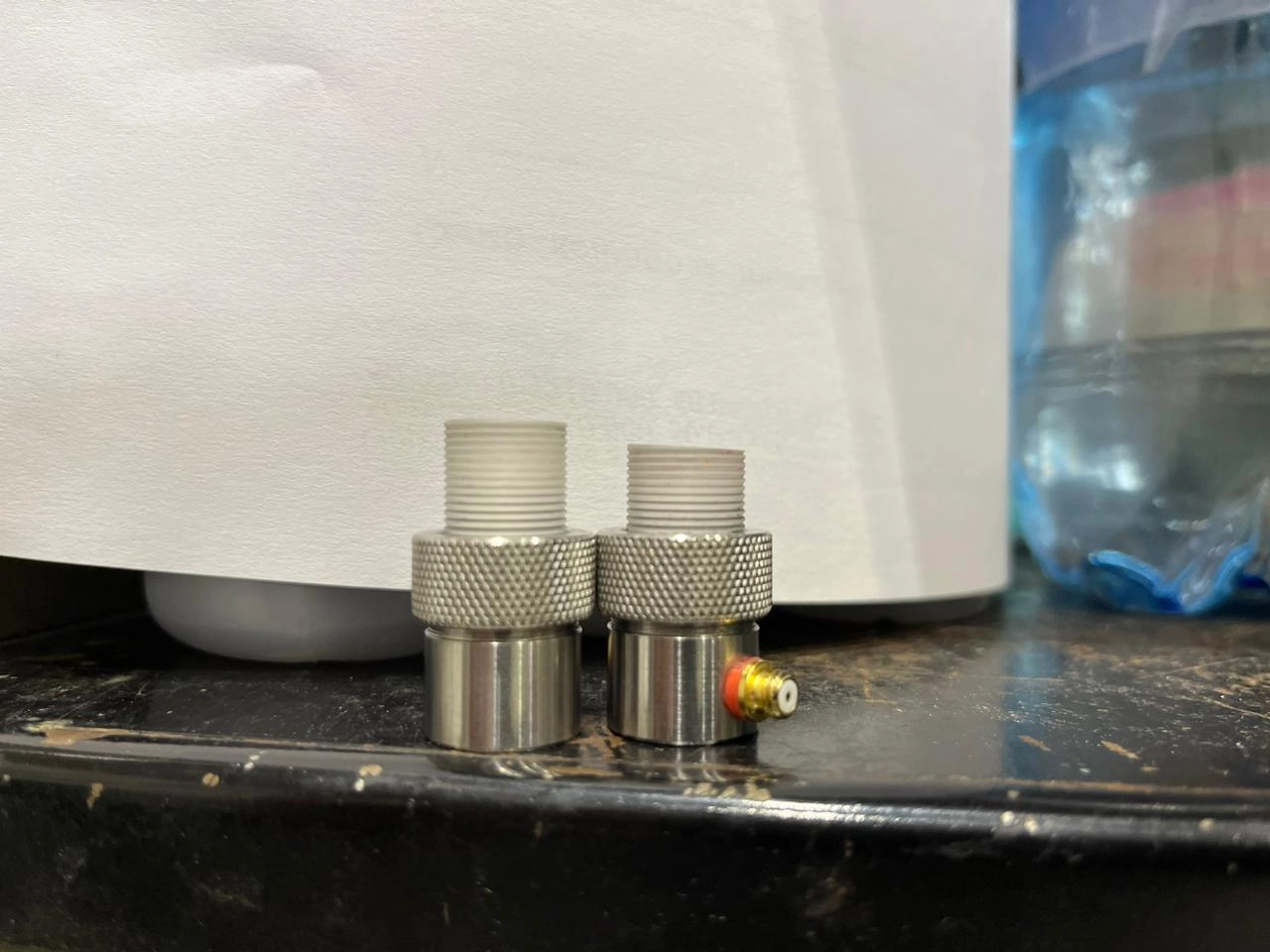 пример износа стандартной призмы при контроле композитов