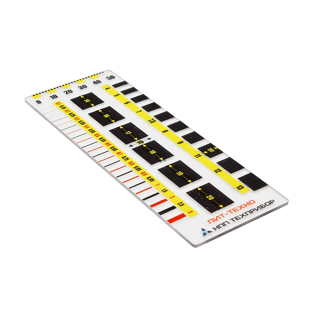 ЛИТ-Техно шаблон для измерения трещин