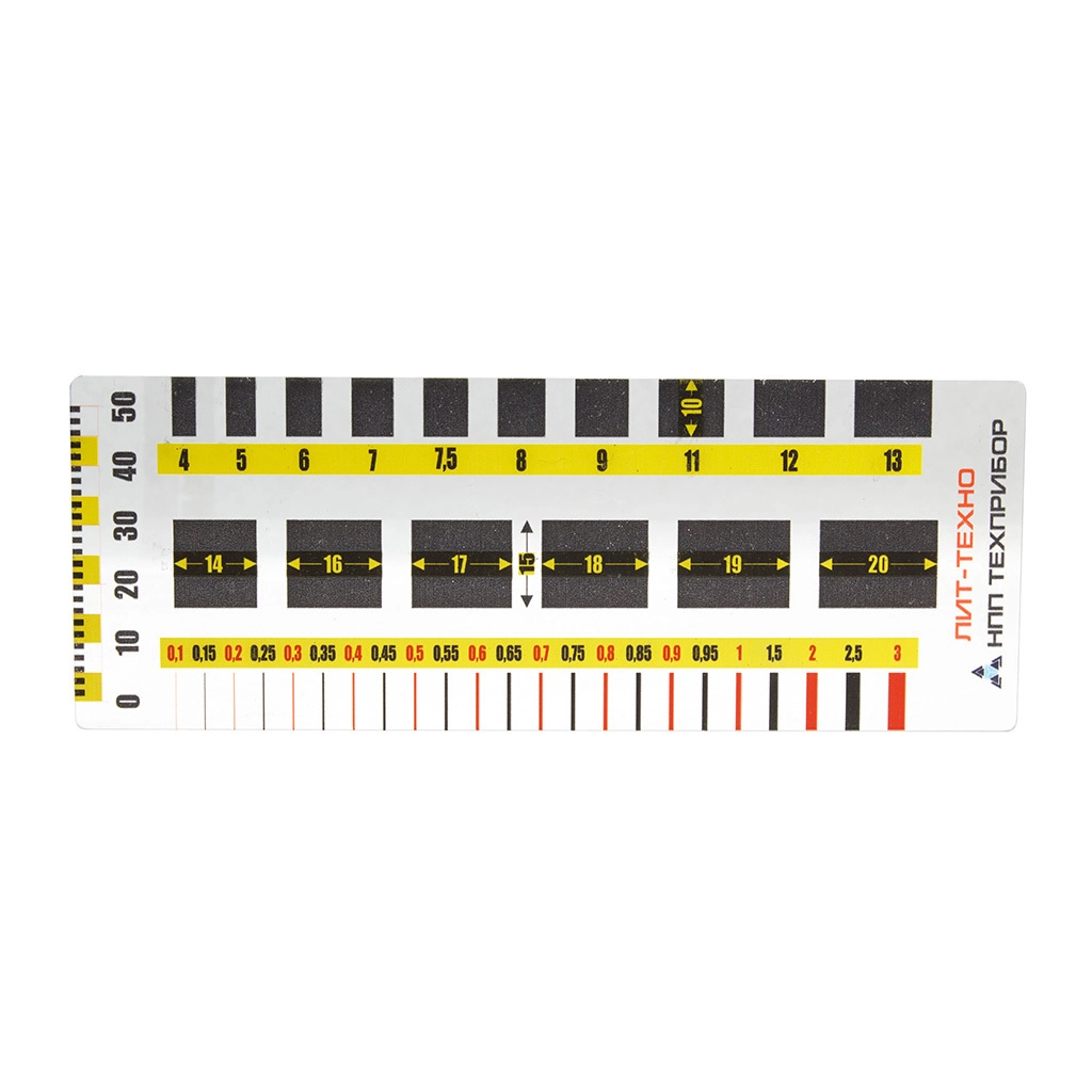 ЛИТ-Техно шаблон для измерения трещин